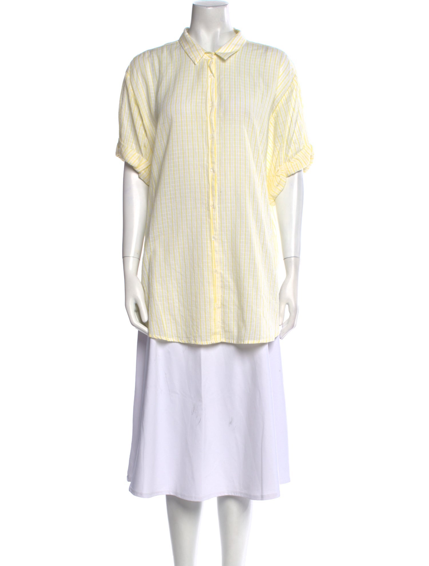 Xirena Striped Short Sleeve Tunic