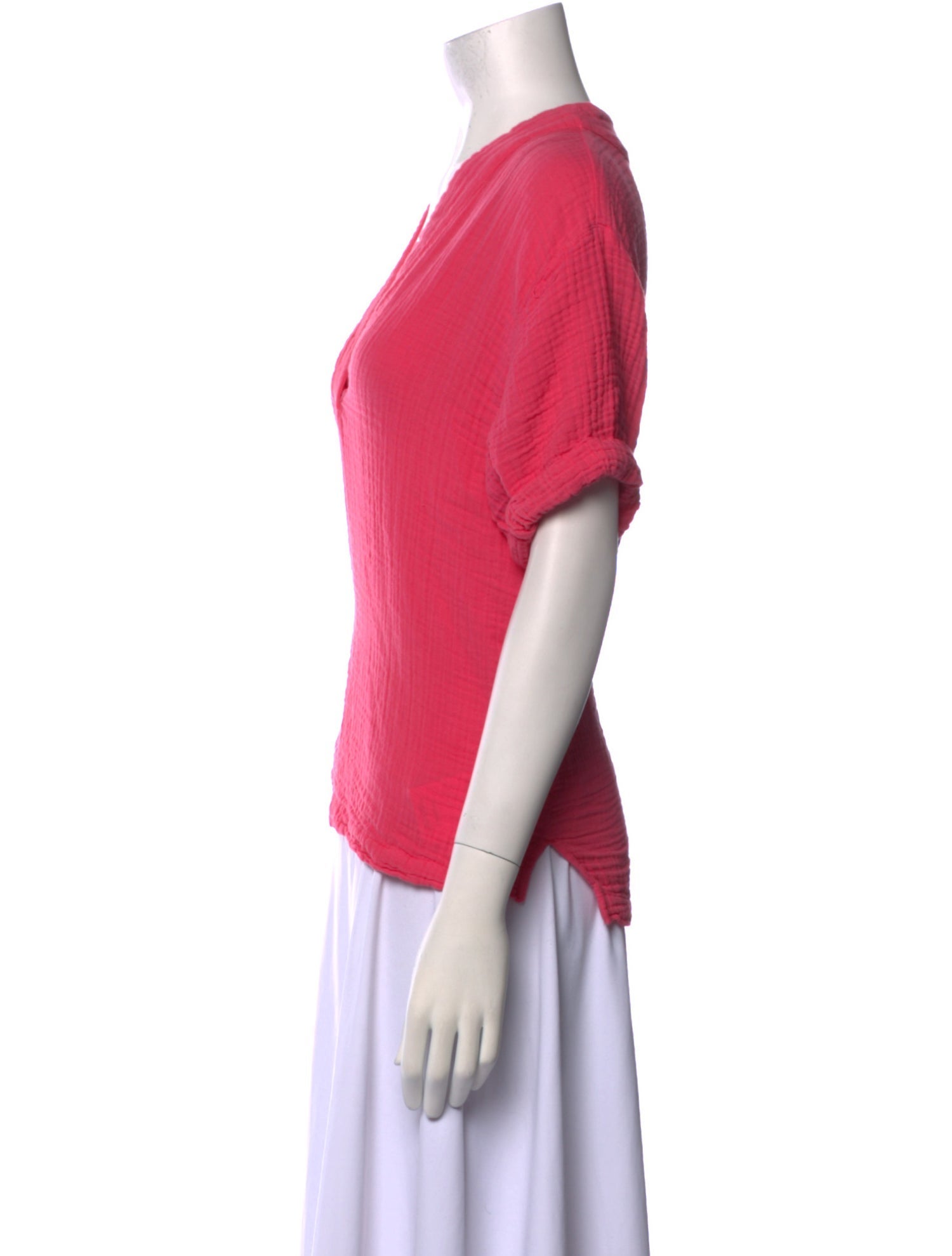 Xirena V-Neck Short Sleeve Top