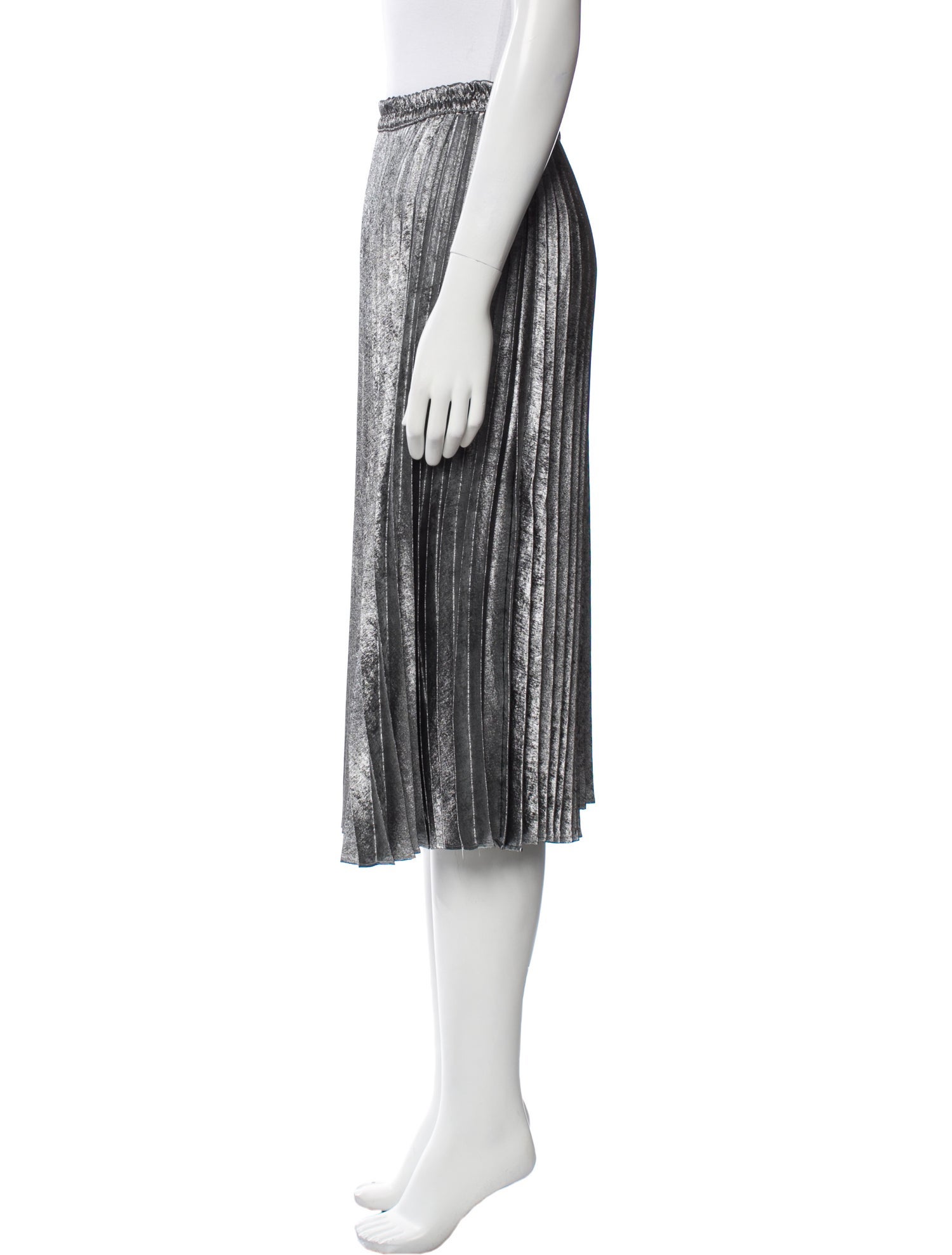 Xirena Pleated Accents Midi Length Skirt