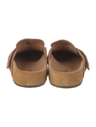 Xirena Suede Printed Mules