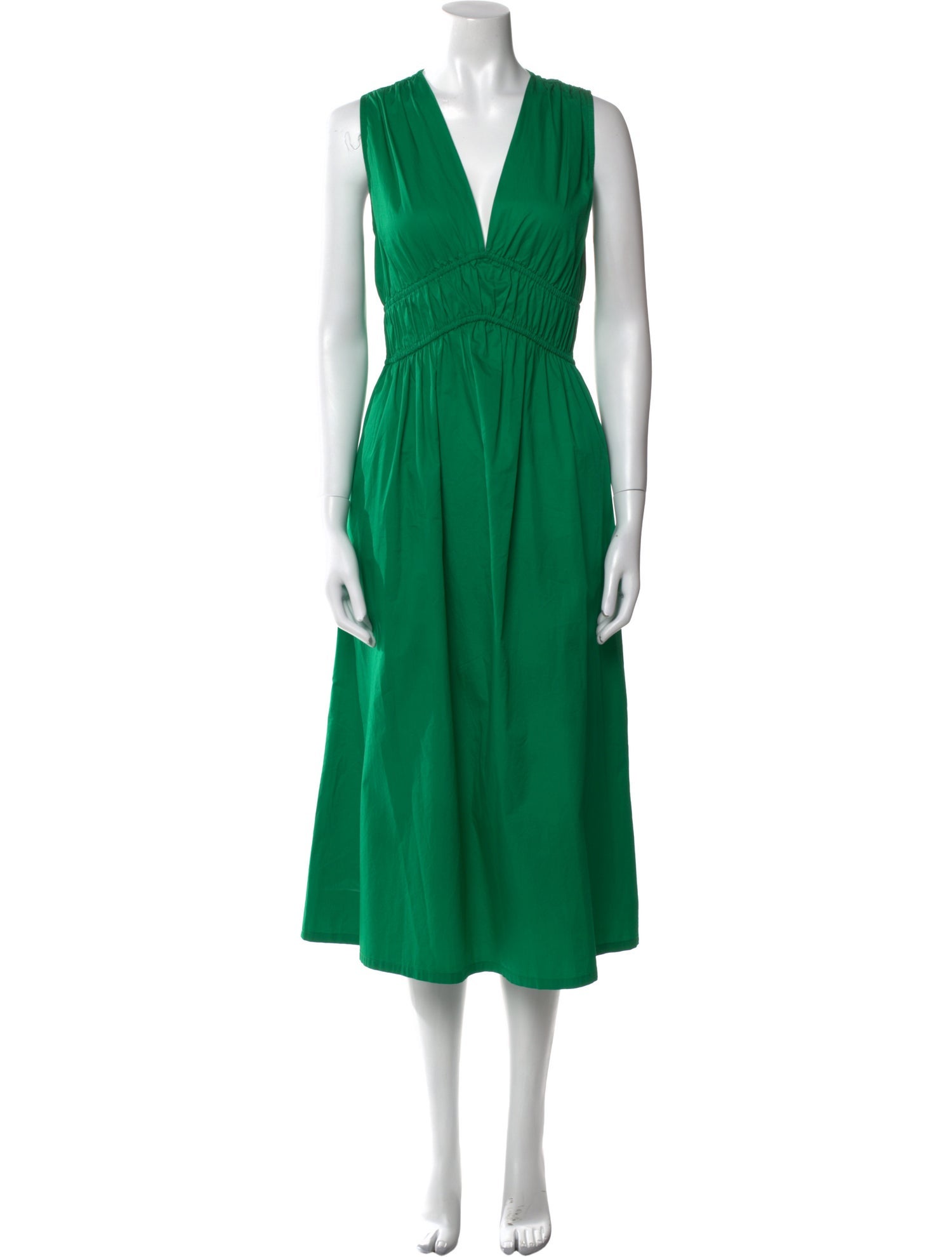 Xirena V-Neck Midi Length Dress
