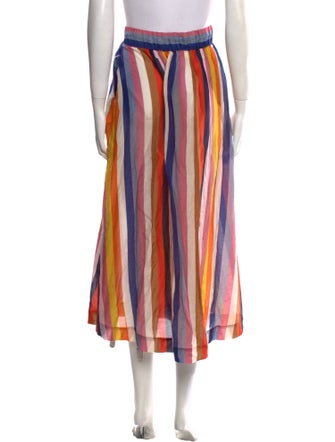 Xirena Striped Midi Length Skirt