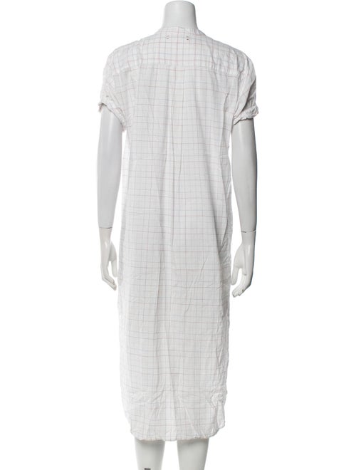 Xirena Plaid Print Midi Length Dress