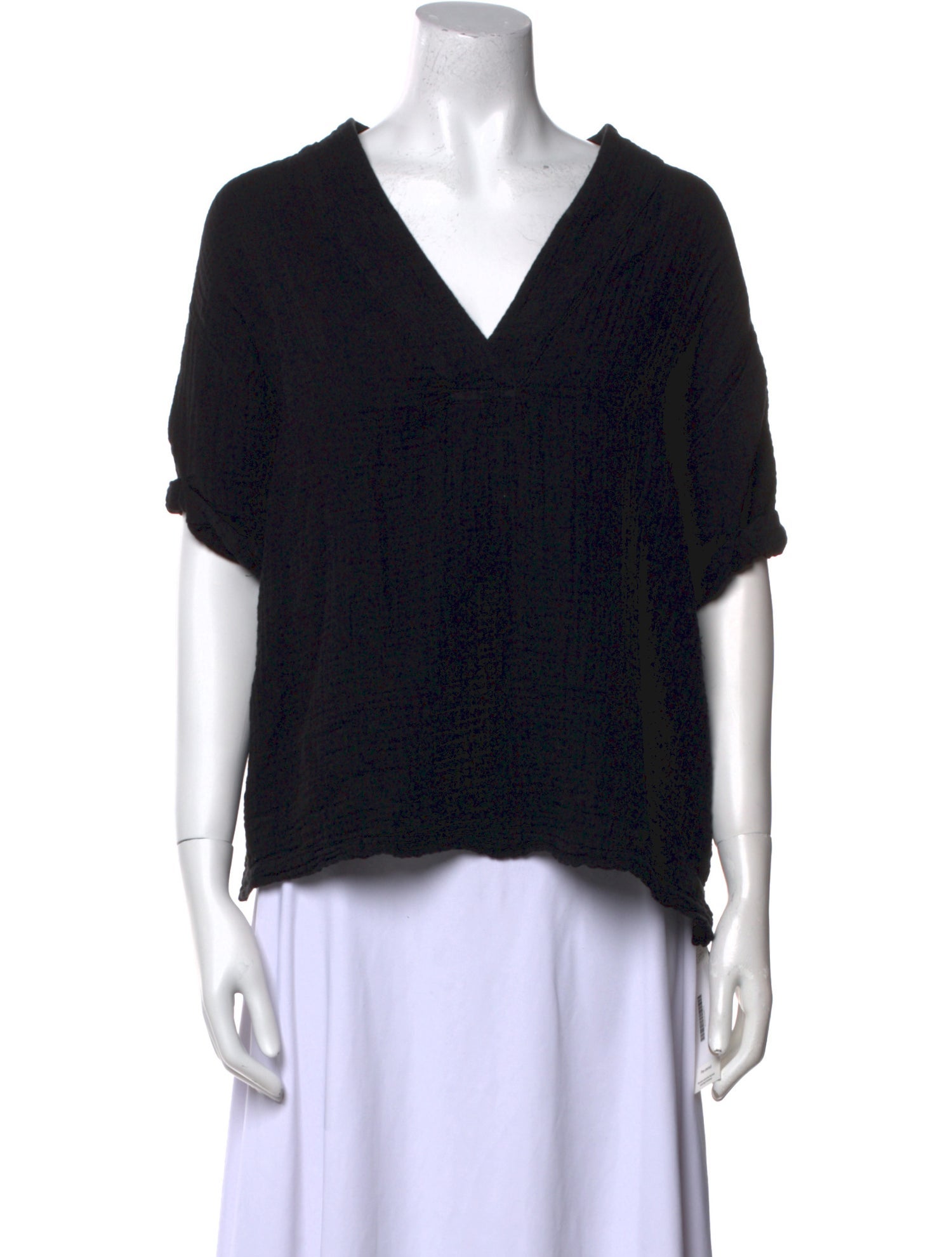 Xirena V-Neck Short Sleeve Blouse