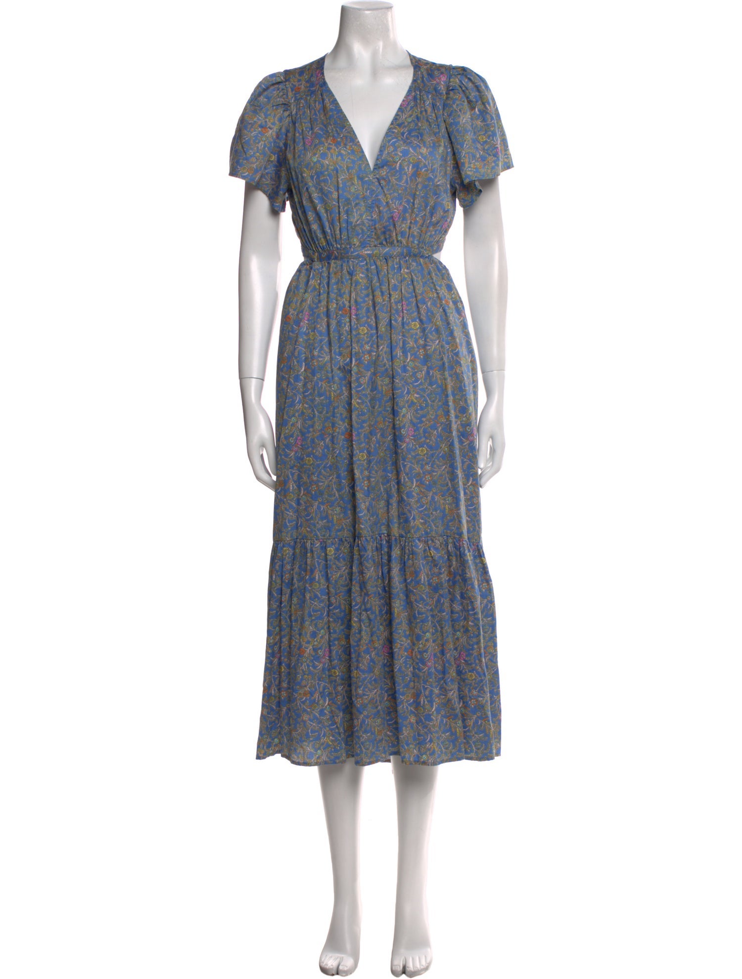 Xirena Floral Print Long Dress