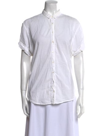 Xirena Short Sleeve Button-Up Top