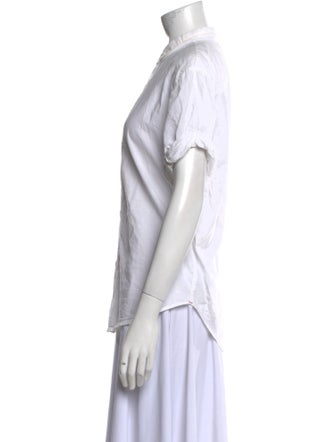 Xirena Short Sleeve Button-Up Top