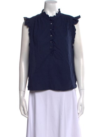 Xirena Mock Neck Sleeveless Blouse