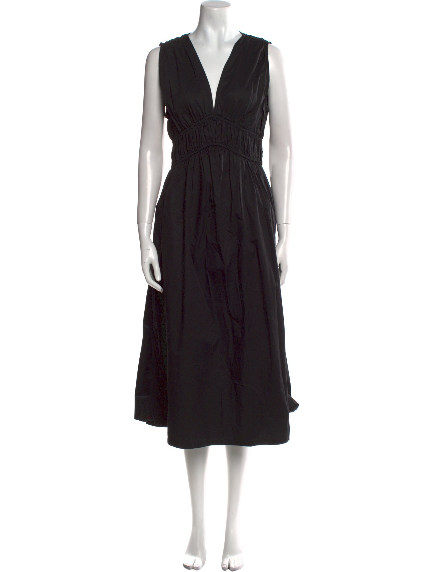 Xirena V-Neck Midi Length Dress