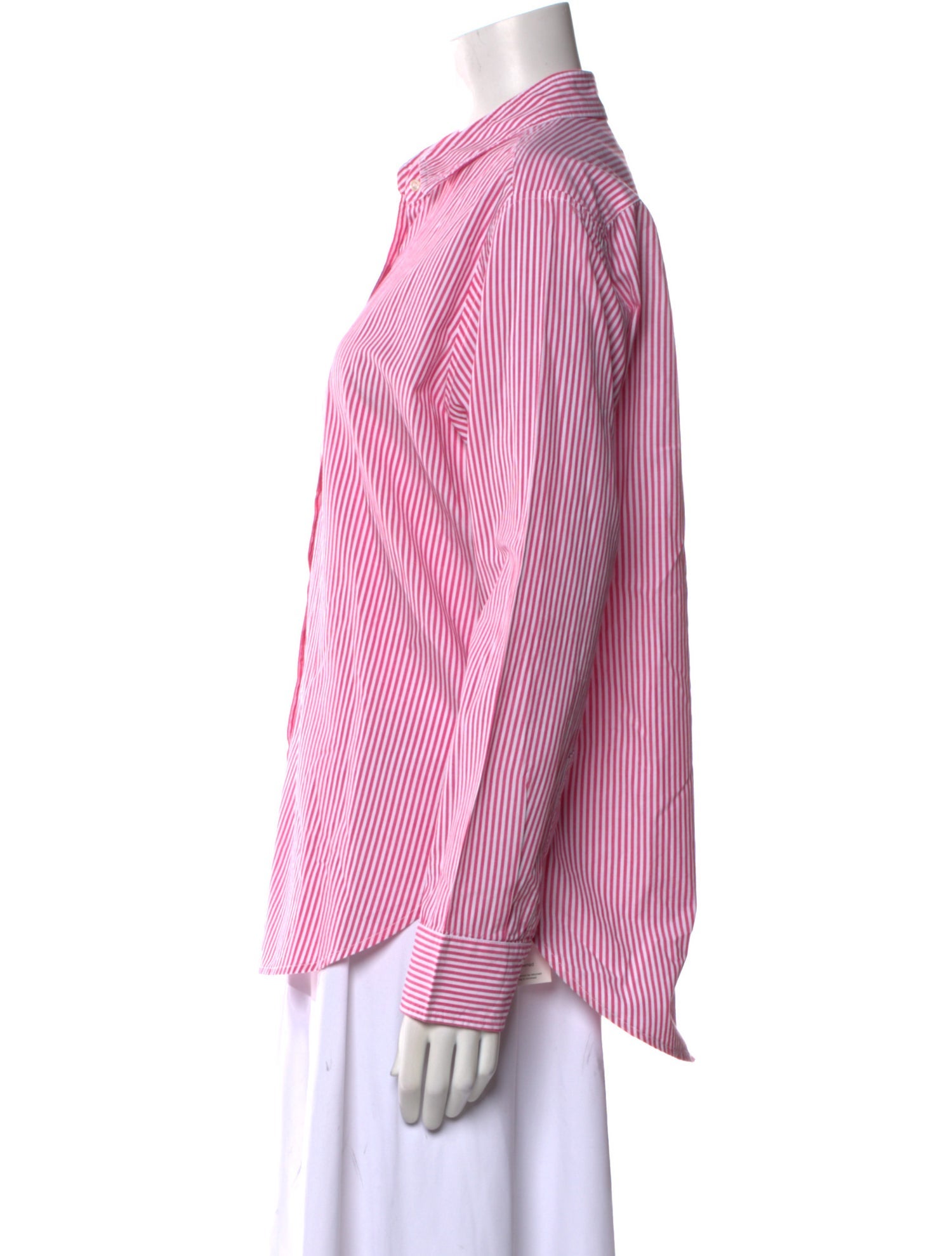 Xirena Striped Long Sleeve Button-Up Top