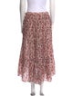Xirena Floral Print Midi Length Skirt