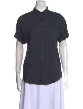 Xirena Short Sleeve Button-Up Top