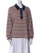 Xirena Striped Long Sleeve Polo