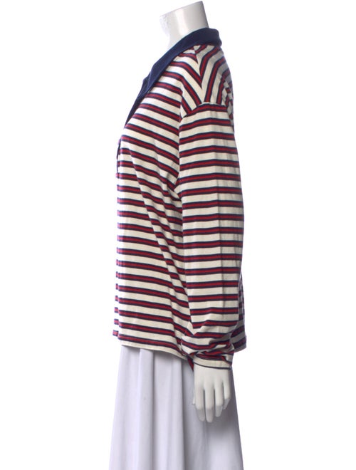 Xirena Striped Long Sleeve Polo