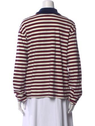 Xirena Striped Long Sleeve Polo
