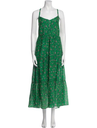 Xirena Floral Print Long Dress