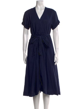 Xirena V-Neck Midi Length Dress