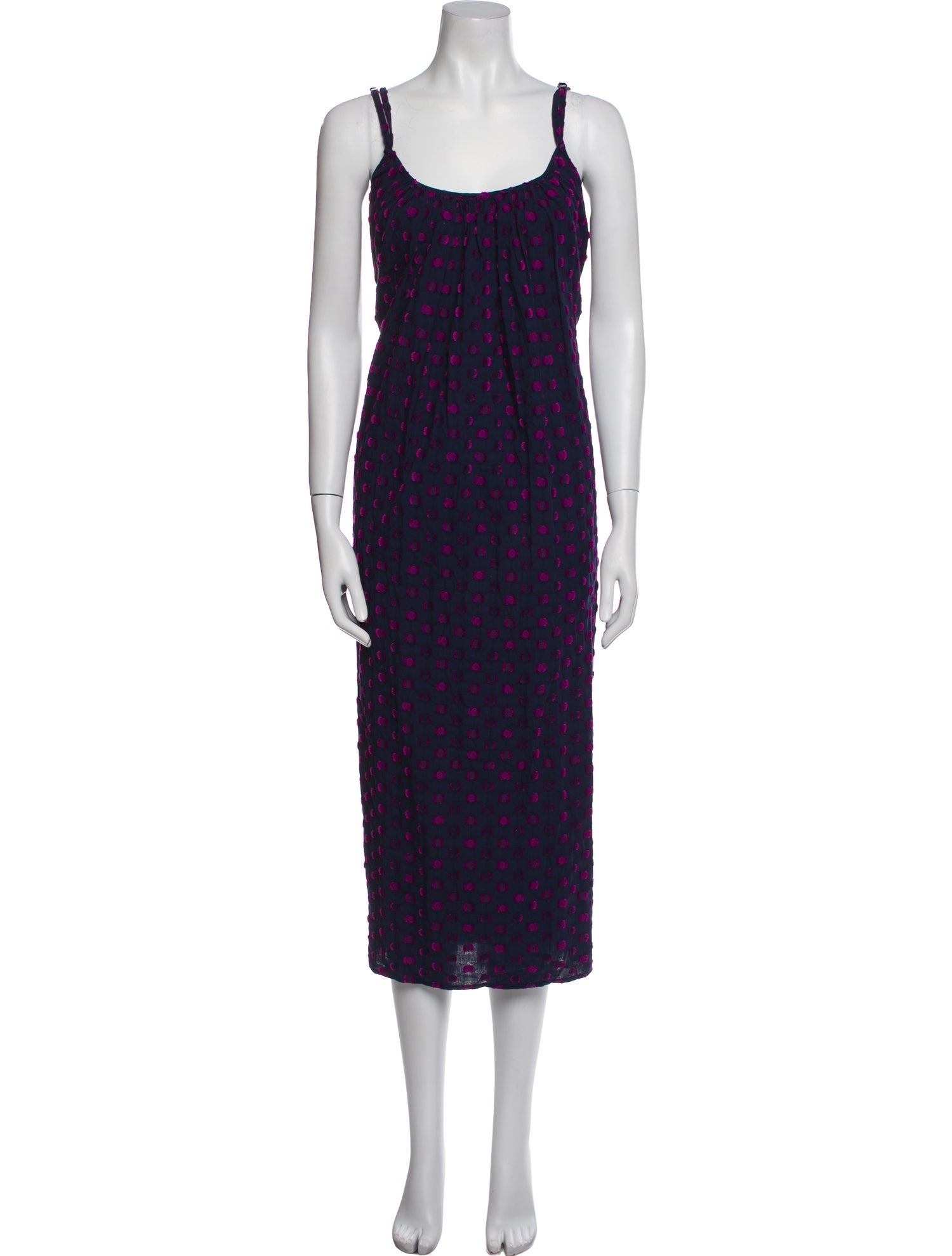 Xirena Polka Dot Print Long Dress
