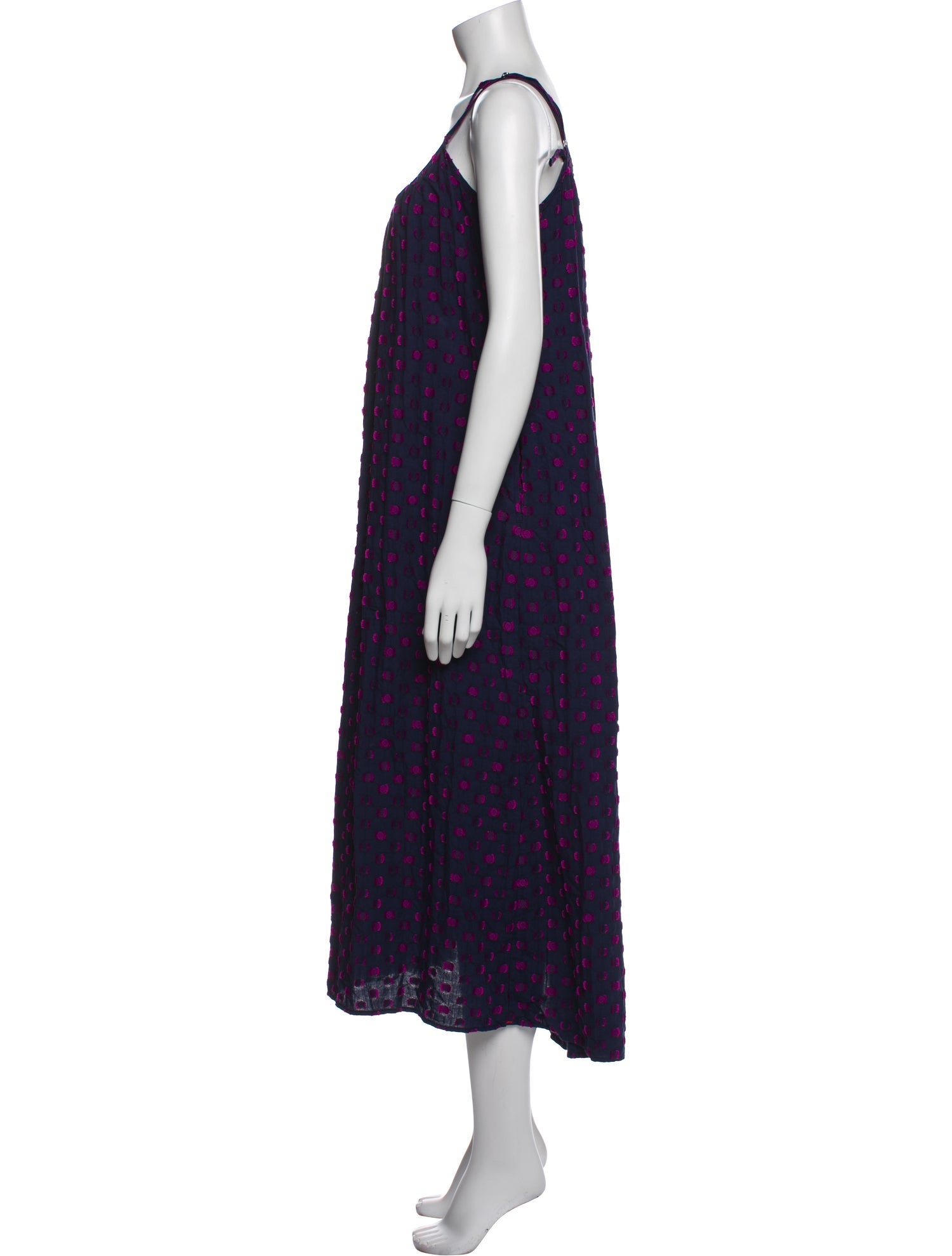 Xirena Polka Dot Print Long Dress