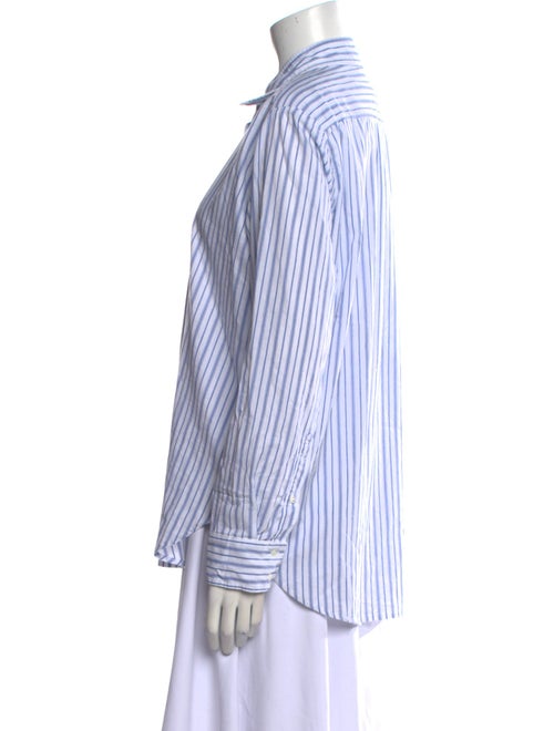 Xirena Striped Long Sleeve Button-Up Top