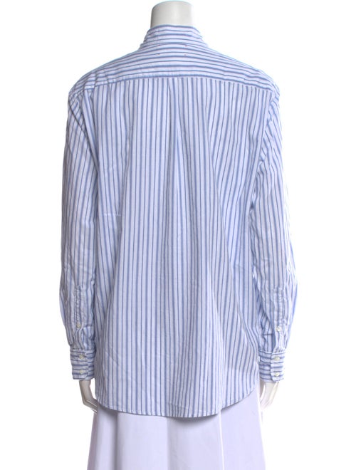 Xirena Striped Long Sleeve Button-Up Top