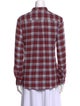 Xirena Plaid Print Long Sleeve Button-Up Top