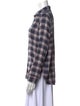 Xirena Plaid Print Long Sleeve Button-Up Top