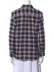 Xirena Plaid Print Long Sleeve Button-Up Top