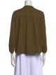Xirena Mock Neck Three-Quarter Sleeve Blouse