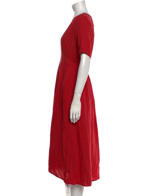 Xirena V-Neck Midi Length Dress