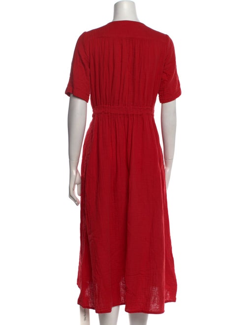 Xirena V-Neck Midi Length Dress