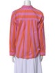 Xirena Striped Long Sleeve Button-Up Top