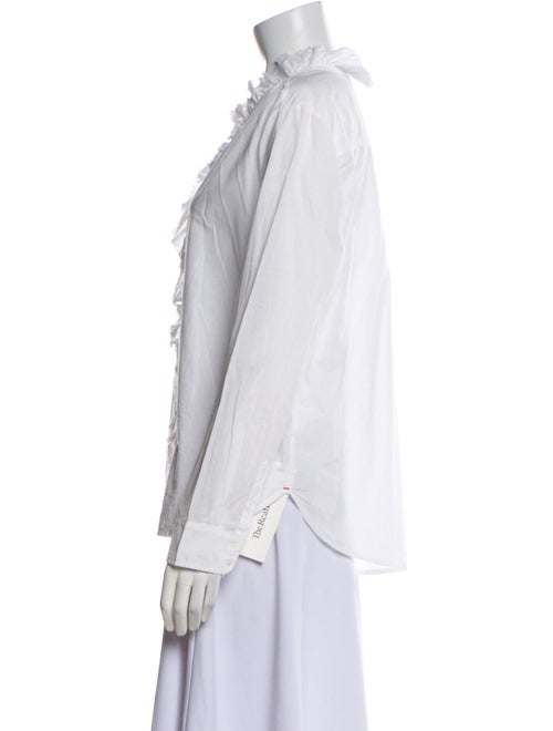 Xirena V-Neck Long Sleeve Button-Up Top