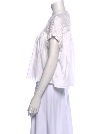 Xirena Mock Neck Short Sleeve Crop Top