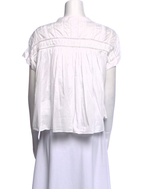 Xirena Mock Neck Short Sleeve Crop Top