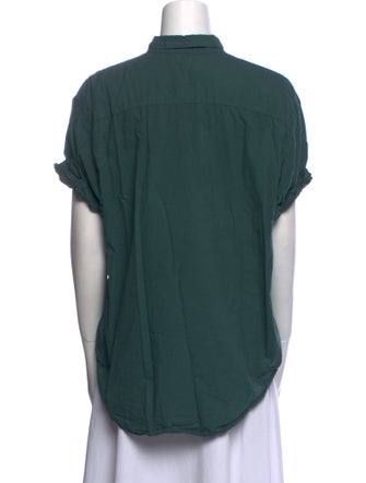 Xirena Short Sleeve Button-Up Top