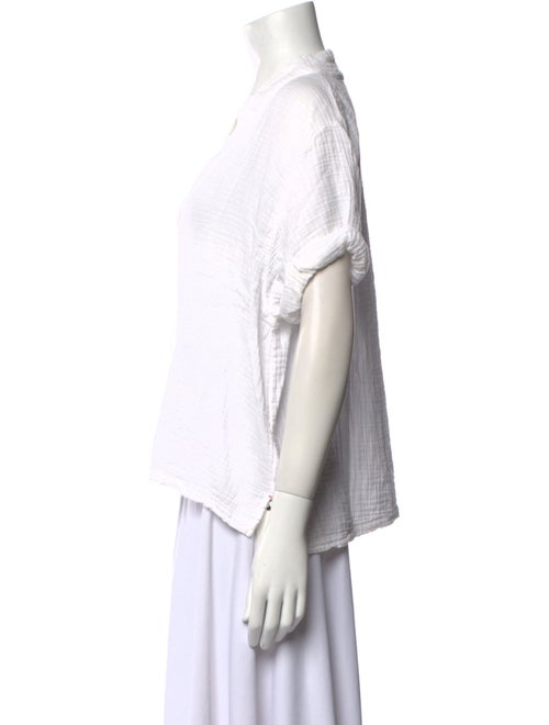 Xirena V-Neck Short Sleeve Top