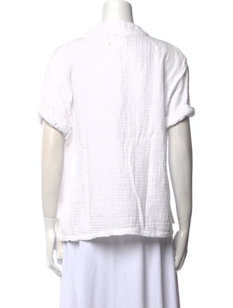 Xirena V-Neck Short Sleeve Top