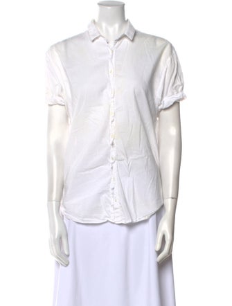 Xirena Short Sleeve Button-Up Top