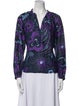 Xirena Printed V-Neck Blouse