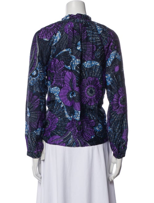 Xirena Printed V-Neck Blouse