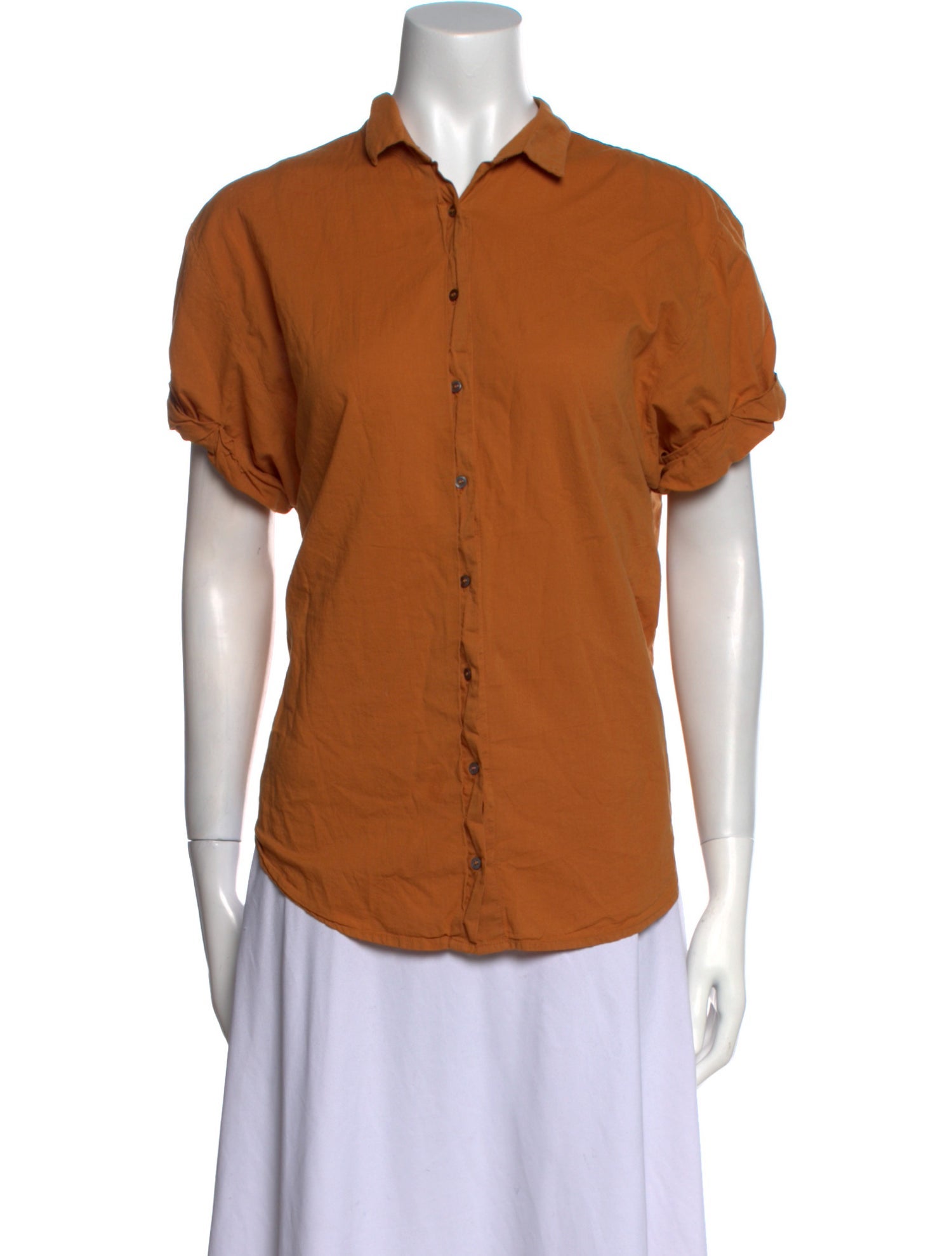 Xirena Short Sleeve Button-Up Top