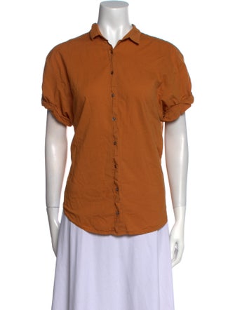 Xirena Short Sleeve Button-Up Top
