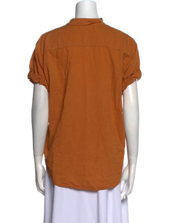 Xirena Short Sleeve Button-Up Top