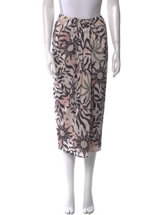 Xirena Printed Midi Length Skirt