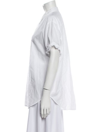 Xirena Short Sleeve Button-Up Top