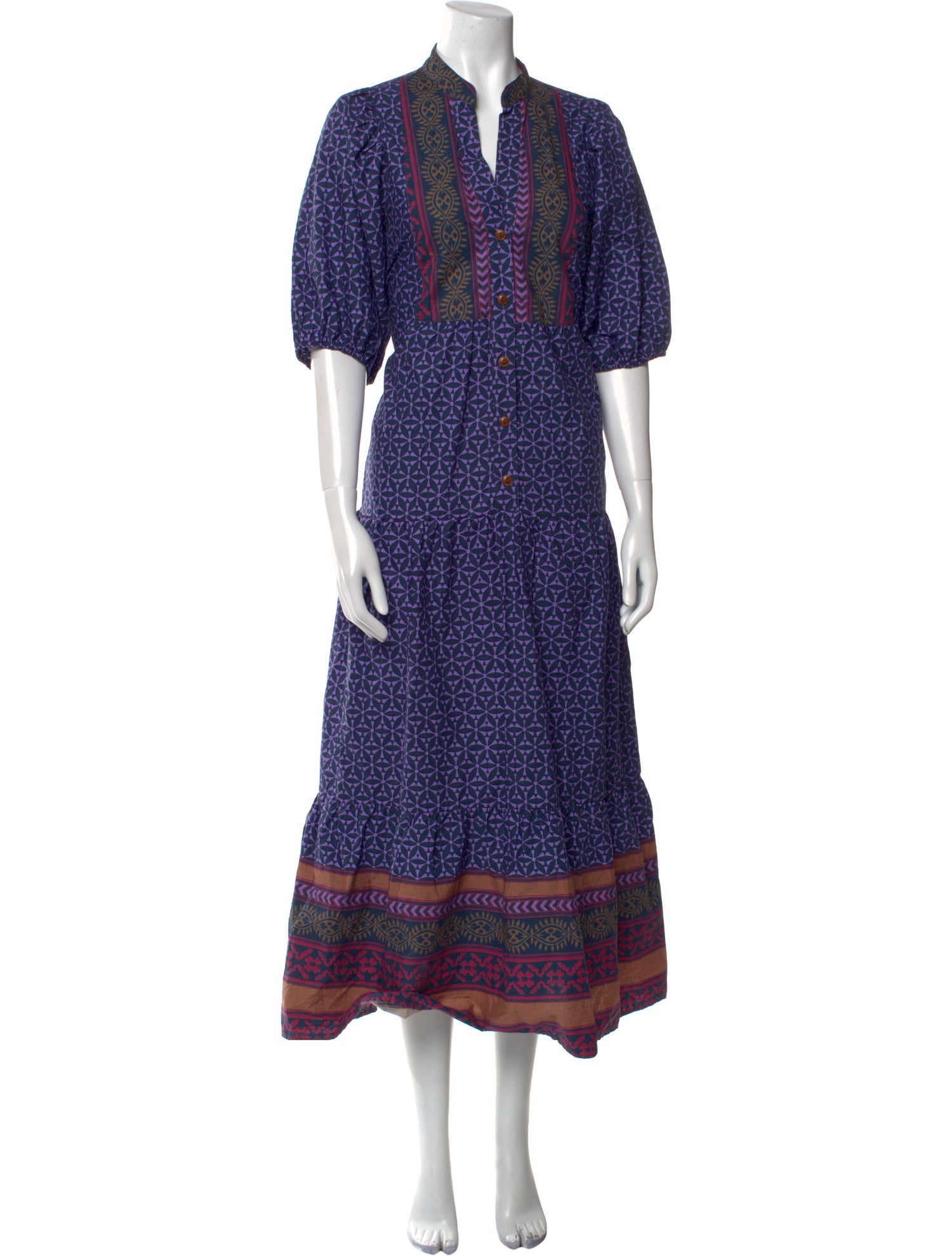 Xirena Printed Long Dress