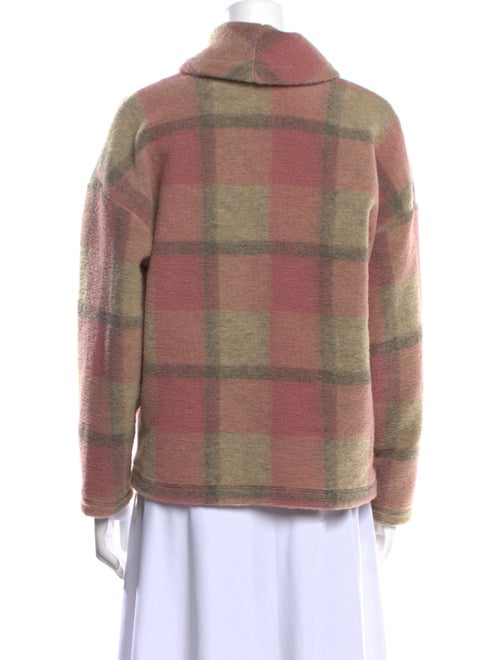 Xirena Plaid Print V-Neck Sweater