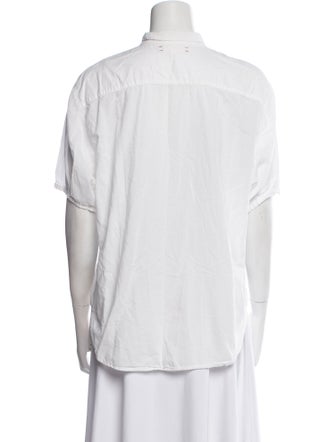 Xirena Short Sleeve Button-Up Top