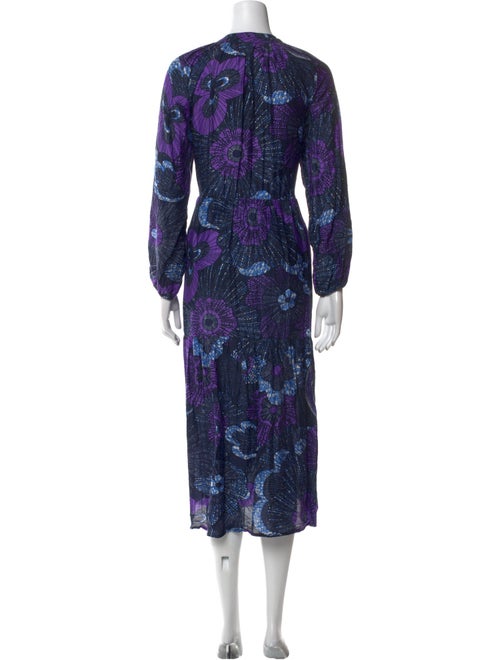 Xirena Floral Print Midi Length Dress